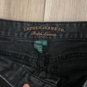 Straight Leg Vintage Ralph Lauren 90’s Straight Black Jeans